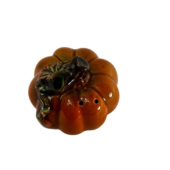 Replacement Ceramic Pumpkin Salt or Pepper Shaker Fall Kitchen VTG Autumn‎ Decor - Picture 3 of 8